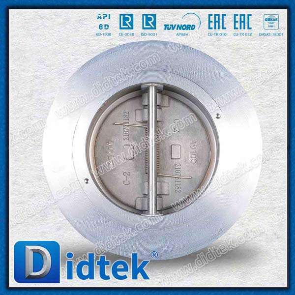 Retainerless F2 Forged Steel Wafer Dual Plate Check Valve