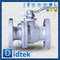 2pc LCB Flanged Ball Valve dengan tuas dioperasikan