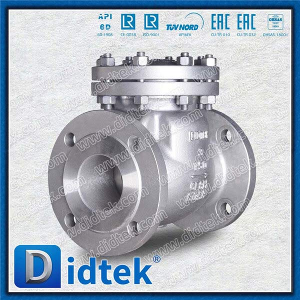 Cryogenic Stainless Steel CF8M Non Return Valve untuk Proyek Rusia