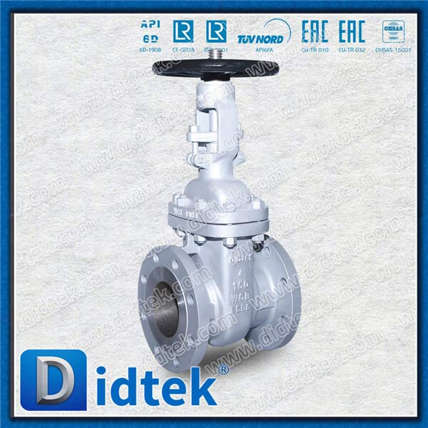 Baja cor 4 '' '150lb WCB Roda Tangan Flange Gate Valve