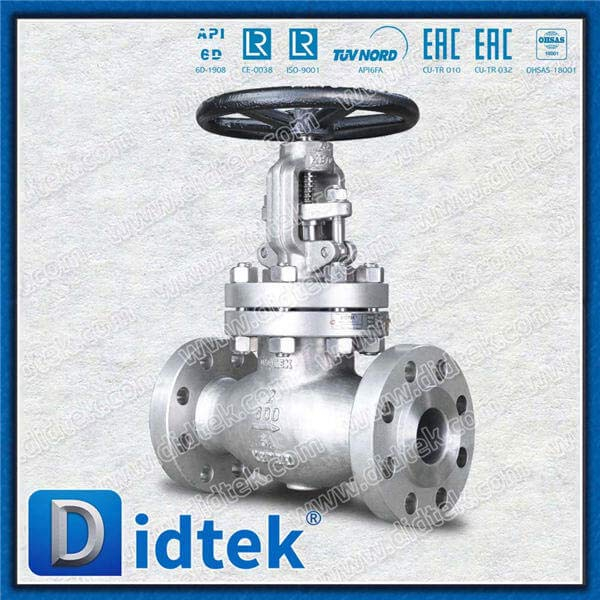Duplex Stainless Steel 5A Globe Valve Anti korosi 80% asam sulfat