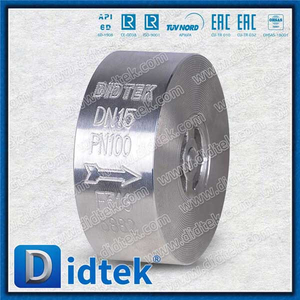 F316 Forged DN15 PN100 Tipe Pengangkatan Single Plate Valve Periksa Wafer