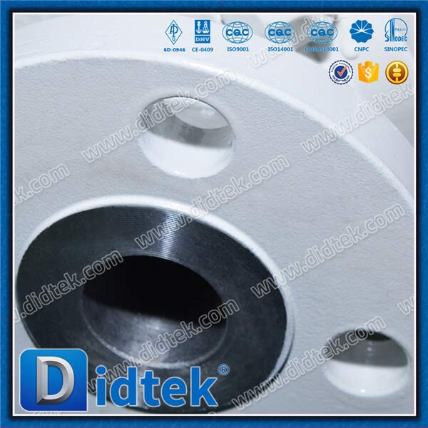 Nickel Faced Diisi TFE Refplacable Seats Valve Bola Port Reguler dengan Pelindung Batang