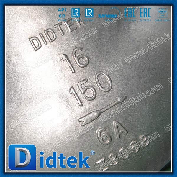S32760 6A 16 '' GLANGED FULL FULL OPENABLE Renewable Seat Horizontal Swing Check Valve