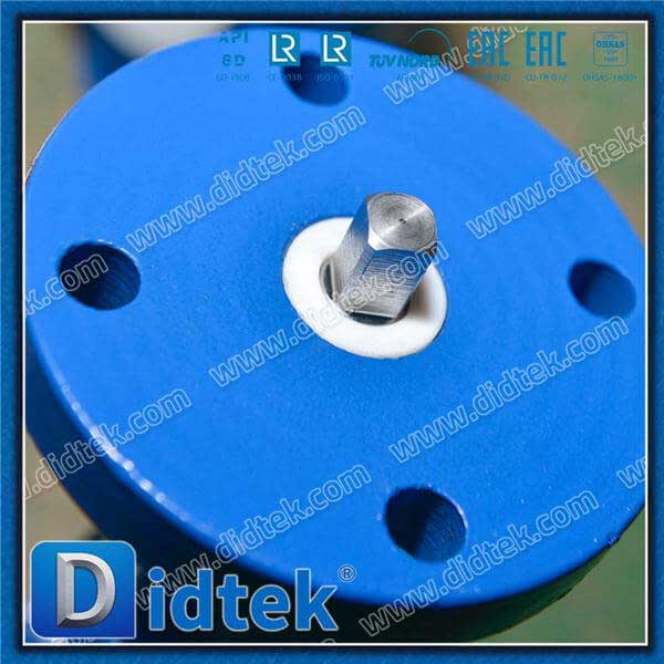PTFE menyegel besi ulet ggg40 katup kupu -kupu konsentris