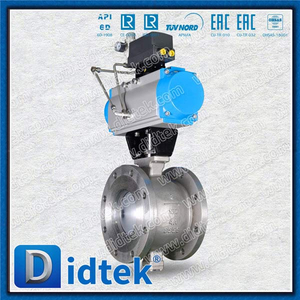 Segmen Dupleks Dupleks Pneumatik Valve Bola Port V Port