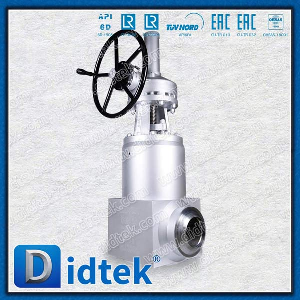 F91 BW Bevel Gear Operator Tekanan Segel Bonnet Bonnet Gate Valve