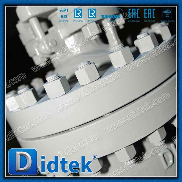 Butt Weld 8 '' 600lb Gate Valve dengan Bypass
