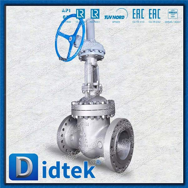 Stainless Steel CF8C 12 '600lb Bevel Gear RF Gate Valve