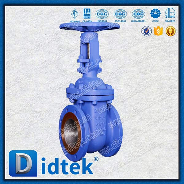 Din Gate Valve-DN125, GS-C25, Roda Tangan, Flensa