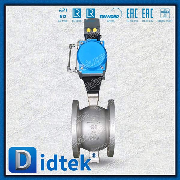 Segmen Dupleks Dupleks Pneumatik Valve Bola Port V Port