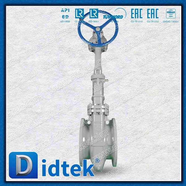 WCB DN350 PN16 Bevel Gear Operator Slab Gate Valve