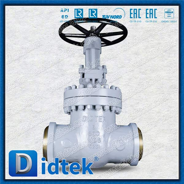 Butt Weld Carbon Steel WCB 8 '' 600 Gate Valve