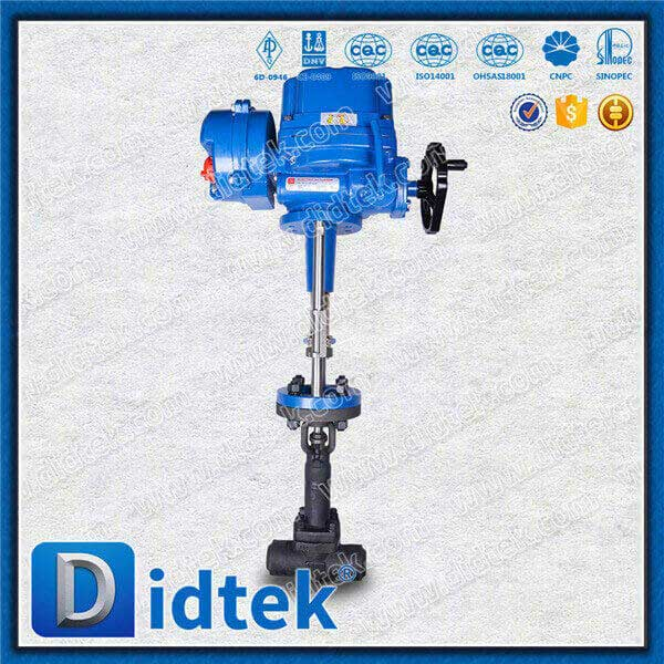 Control Model Throttling Plug Bellow Globe Valve dengan Intelligent Electric Actuator