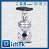Duplex Stainless Steel 5A Globe Valve Anti korosi 80% asam sulfat