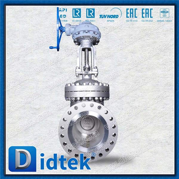 Stainless Steel CF8C 12 '600lb Bevel Gear RF Gate Valve