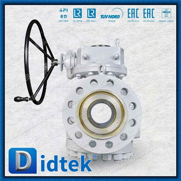 API 6D Flanged 6 '1500lb Tekanan Terbalik Balance Valve Plugs Lubricated