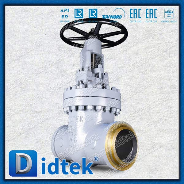 Butt Weld Carbon Steel WCB 8 '' 600 Gate Valve