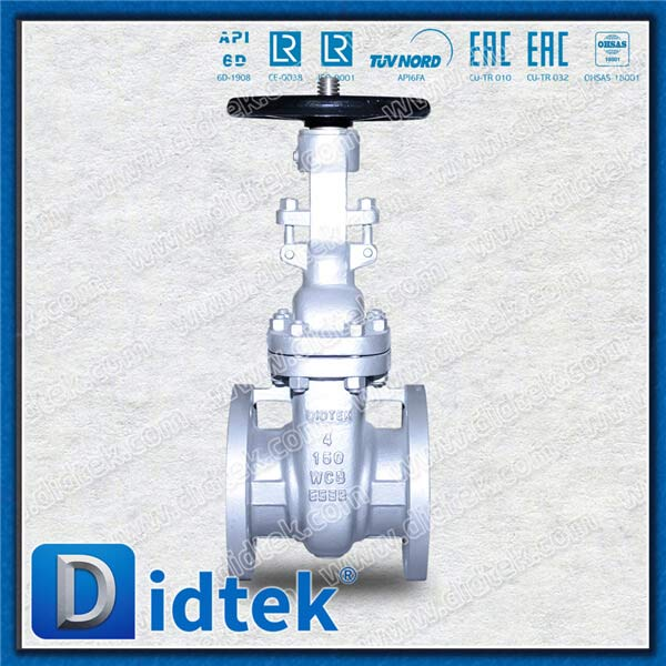 Baja cor 4 '' '150lb WCB Roda Tangan Flange Gate Valve