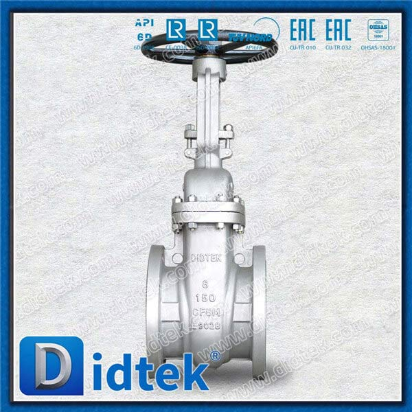 CF8M Bonnet Bonnet Gate Valve Handwheel