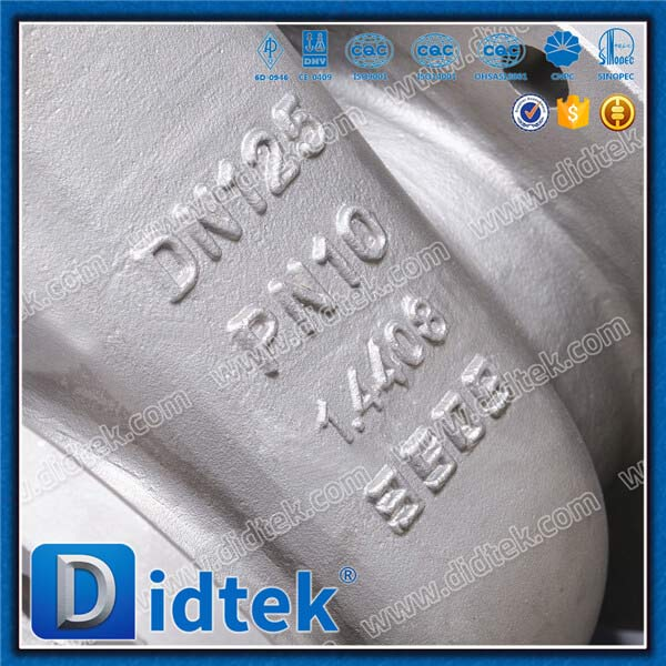 DIN GATE VALVE 1.4408 DN125 PN10