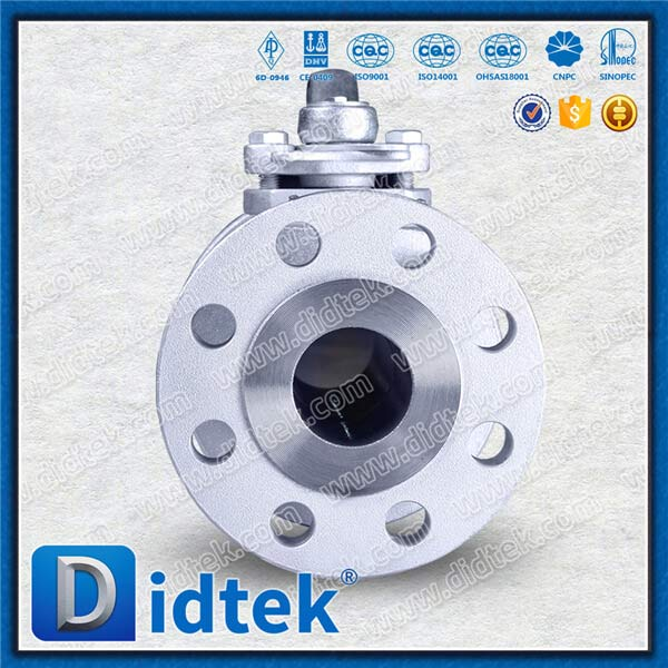 2pc LCB Flanged Ball Valve dengan tuas dioperasikan