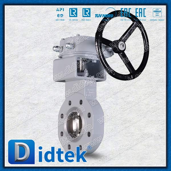 API 609 Gigi Cacing Gas Alam Forged Steel Lug Butterfly Valve