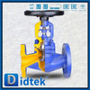 DIN Bellow Globe Valve-DN50 1.0619 Flensa Roda Tangan