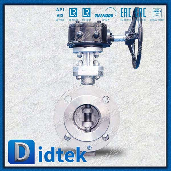 RTFE Seat Alloy 20 Triple Offset Butterfly Valve