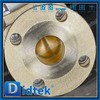 Aluminium Bronze C95800 Katup Bola Penyegel Lembut Mengambang yang Digerakkan Pneumatik