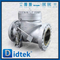 Swing check valve counterweight