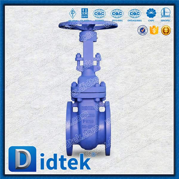 Din Gate Valve-DN125, GS-C25, Roda Tangan, Flensa