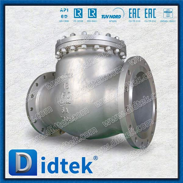 S32760 6A 16 '' GLANGED FULL FULL OPENABLE Renewable Seat Horizontal Swing Check Valve