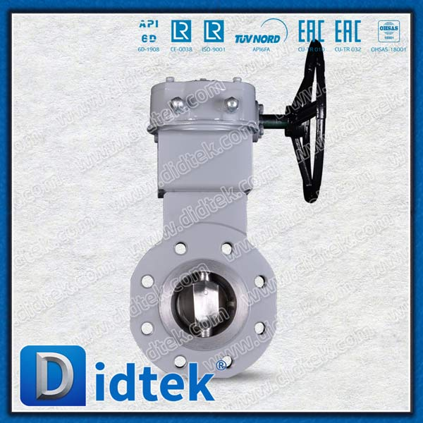 API 609 Gigi Cacing Gas Alam Forged Steel Lug Butterfly Valve