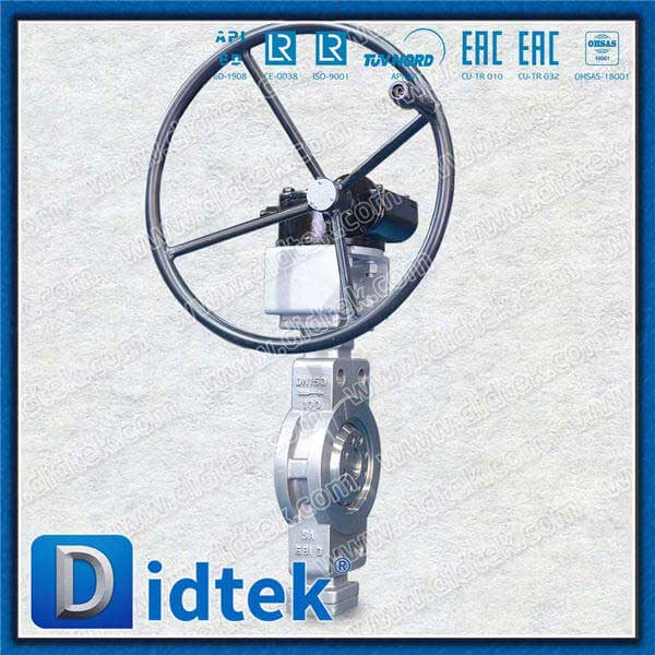 Duplex A890 5A Metal Seat Triple Offset Butterfly Valve