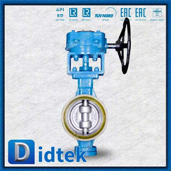 Triple Offset Butt Welded Butterfly Valve RT untuk BW End