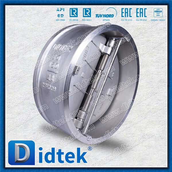 Duplex Steel 4A Seri B Flange Dual Plat Dual Wafer Check Valve