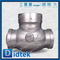 Tekanan Tinggi 2500lb PSB Butt Welded Tilting Disc Check Valve