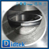 5A Material F53+PTFE Seat Angle Globe Valve Dengan Inspeksi X-RAY dan Penetrant