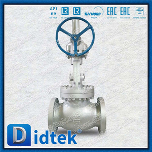 Baja cor A216 WCB Gear Op Balanced Disc Globe Valve