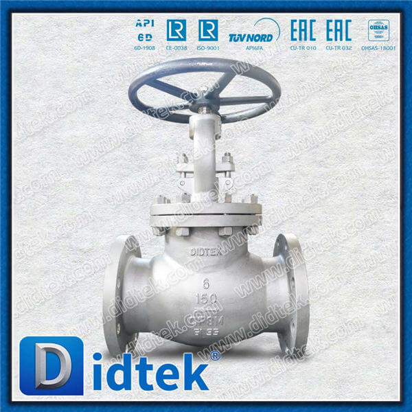 Stainless Steel 6 inci 150lb SS316 CF8M Globe Valve