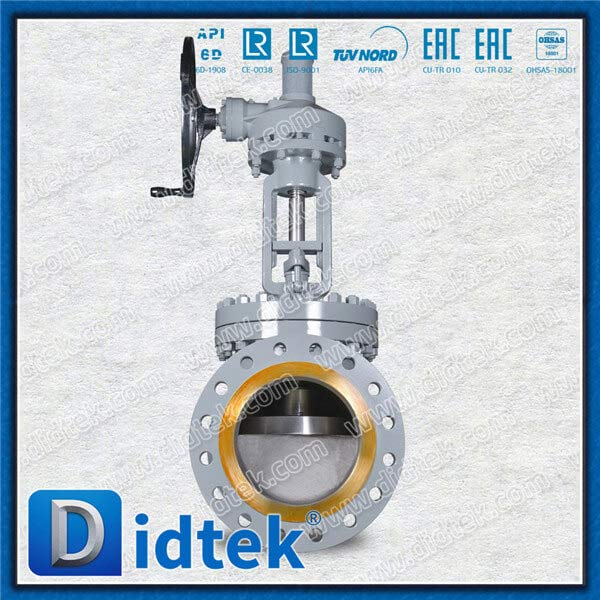 Industrial WCB Bevel Gear Operasi Globe Valve