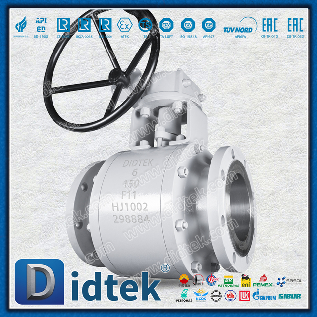Didtek Full Bore Bolt-Sealed Flange Forged F11 Floating Ball Valve