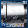 F51 Duplex Stainless Steel Aktuator Pneumatik Kerja Ganda Logam Duduk Katup Bola Mengambang Ditempa