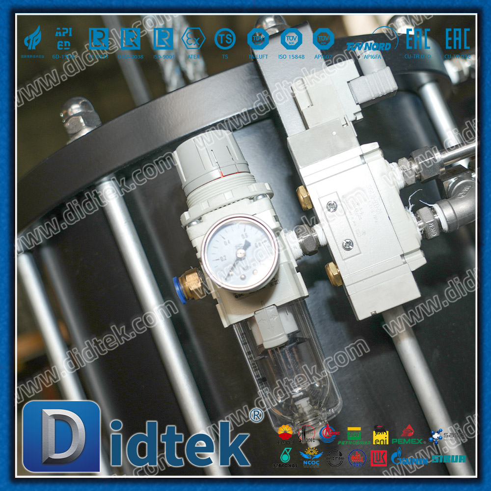 Katup Gerbang Pisau Pneumatik Kerja Ganda Industri