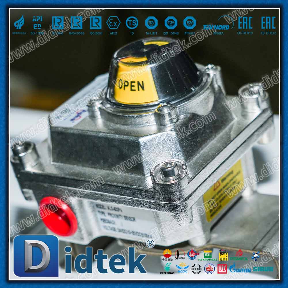 Katup Bola Trunnion Dudukan Logam Baja Tempa Pneumatik & Hidraulik Teknik Kelautan