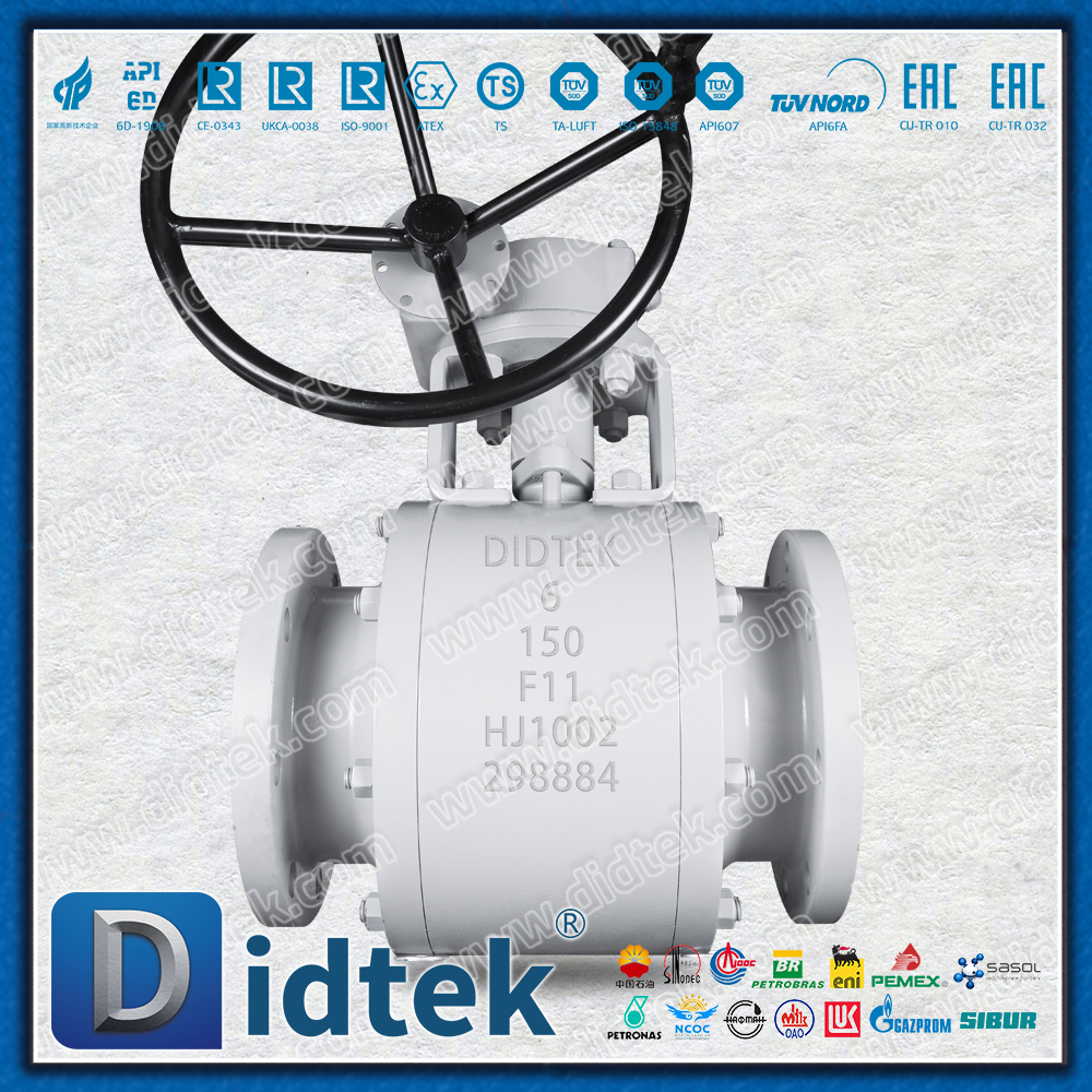 Didtek Full Bore Bolt-Sealed Flange Forged F11 Floating Ball Valve