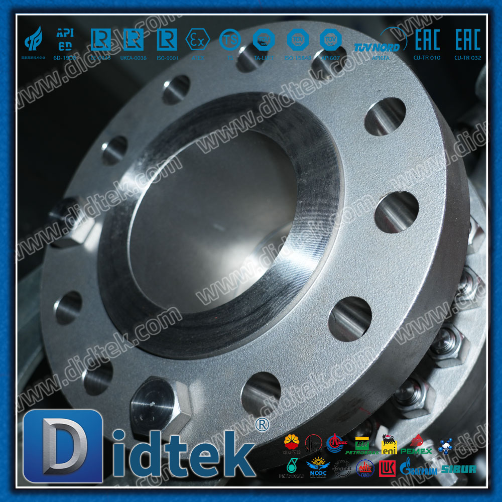 Katup Bola Pneumatik Flange Bore Penuh Didtek CF8M