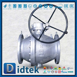 14 Inch API Baja Karbon Logam Ke Katup Bola Trunnion Logam 