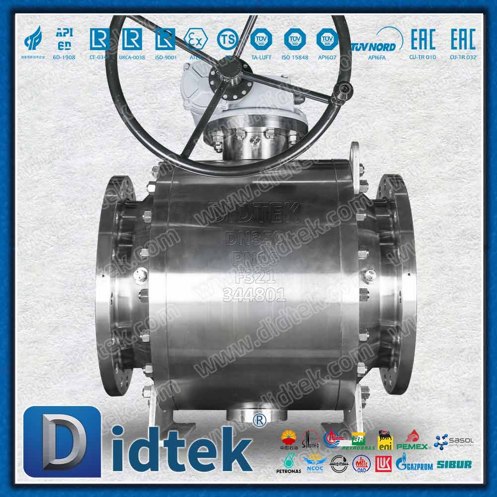 Katup Bola Trunnion SS321 Dengan Pengujian Vakum